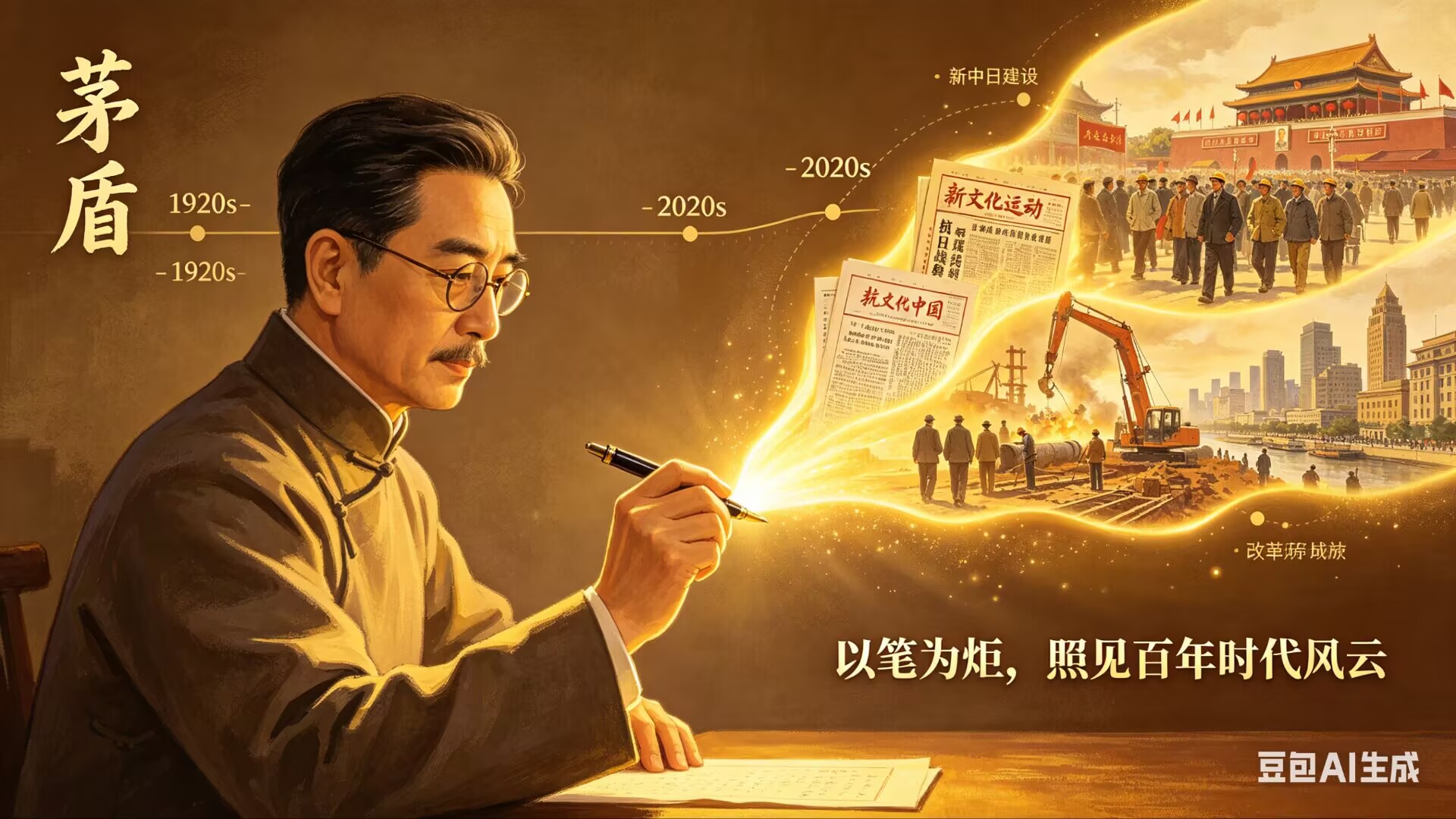 【茅盾】以笔为矩 照见百年时代风云 - 爱Pia戏网,戏鲸App,Pia戏剧本